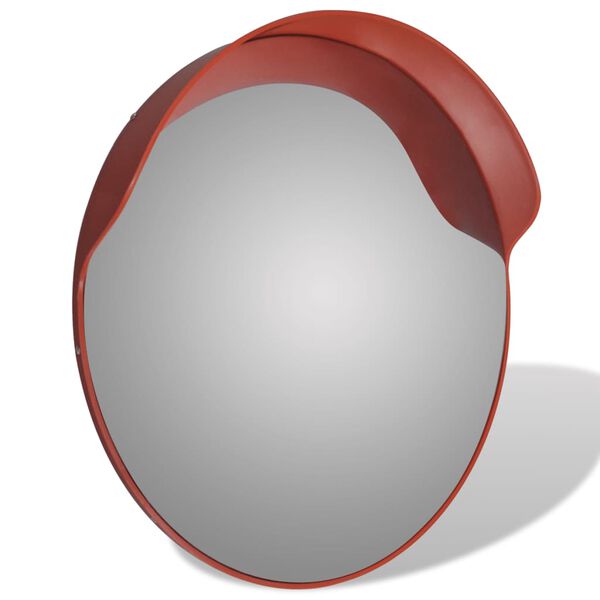 Convex Traffic Mirror PC Plastic Orange 24" Outdoor
