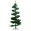 vidaXL Swirl Christmas Tree Green PVC 59.1 in tall Swirl Christmas Tree