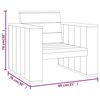 vidaXL Garden Lounge Set Brown Treated Pine Wood Large Durable