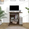 vidaXL Computer Desk Brown Oak Engineered wood Compact Computer Desk