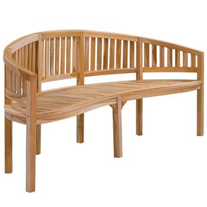 vidaXL Garden Bench Natural Teak Solid Teak Wood Large Durable