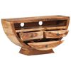 vidaXL TV Stand 39.4"x11.8"x20.5" Solid Wood Acacia