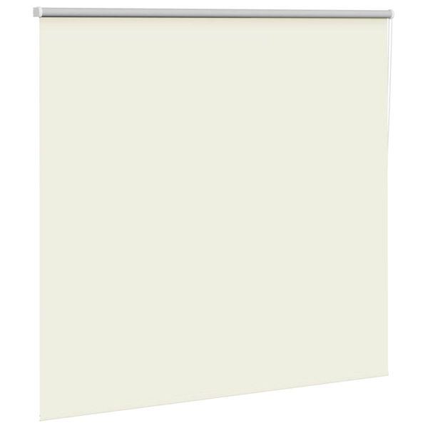 vidaXL Roller Blind Off White 100% Polyester, Aluminum 63 x 51 in