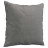 vidaXL Throw Pillow Dark grey 100% polyester 15.7 x 15.7 in Throw Pillow