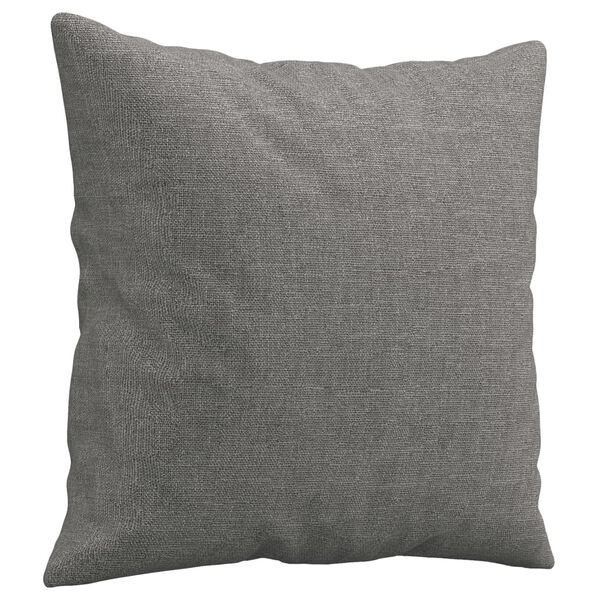 vidaXL Throw Pillow Dark grey 100% polyester 15.7 x 15.7 in Throw Pillow