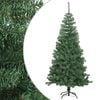 vidaXL Artificial Christmas Tree Green PVC, Plastic Medium