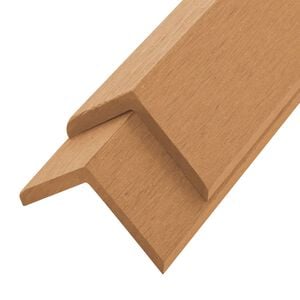vidaXL 5 pcs Decking Angle Trims WPC 66.9" Teak Color
