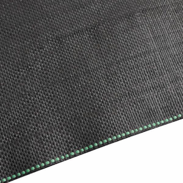 vidaXL Weed Membrane Black Polypropylene 13.1 x 82 ft
