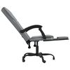 vidaXL Reclining Office Chair Light Grey