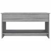 vidaXL Coffee Table Grey Sonoma Engineered Wood Medium Height-Adjustable
