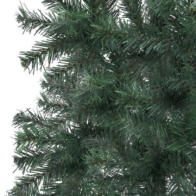 vidaXL Corner Artificial Christmas Tree Green 82.7" PVC
