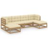vidaXL Garden Lounge Set Honey brown