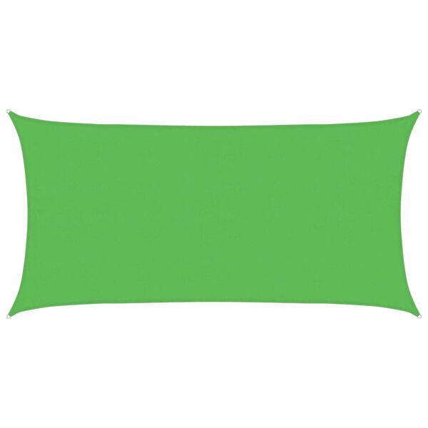 vidaXL Sunshade Sail 0.524 oz/ft² Light Green 13.1‘x23‘ HDPE