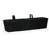 vidaXL Planter Set of 2 Black Water hyacinth and steel