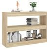 vidaXL Bookcase Sonoma oak Engineered wood 39.4 x 11.8 x 28.3 in Storage