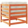 vidaXL Garden Sofa Set Wax Brown Solid Pine Wood Large Modular