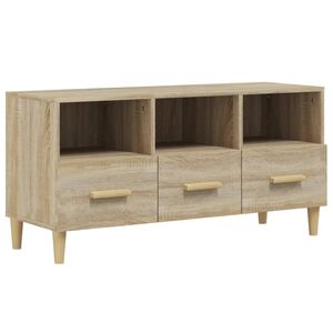 vidaXL TV Cabinet Sonoma Oak Engineered Wood 40.2 x 14.2 x 19.7 in
