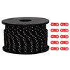 vidaXL Tent Guy Rope with Reflective Strips and Spanners 164.0 ' 0.20 "