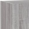 vidaXL 5 Piece TV Wall Units with LED Gray Sonoma Engineered Wood