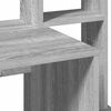 vidaXL Desk Grey Sonoma Engineered Wood Medium Computer Desk