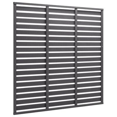 vidaXL Fence Panel WPC 70.9"x70.9" Gray