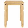 vidaXL Dining Table Honey Solid Pine Wood 44.1 in x 23.6 in x 29.5 in