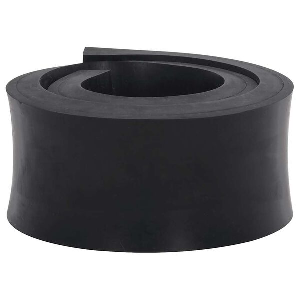 vidaXL Rubber Edge For Snow Plow Black Styrene-butadiene rubber