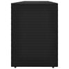 vidaXL Garden Storage Cabinet Black