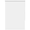 vidaXL Roller Blind White 100% Polyester, Aluminum top rail