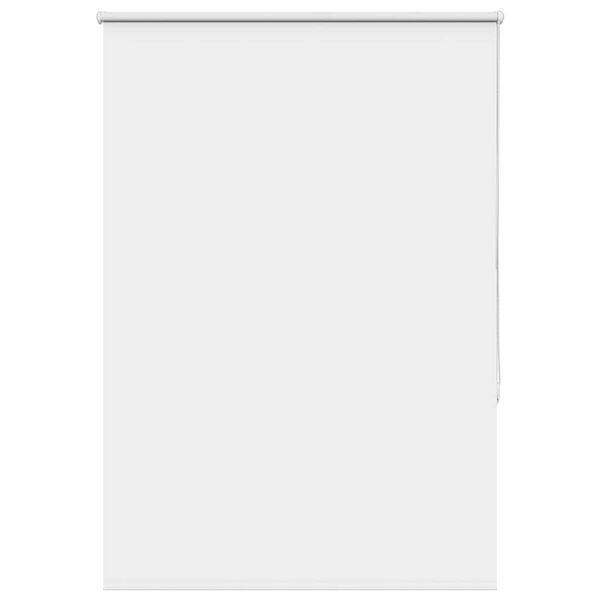 vidaXL Roller Blind White 100% Polyester, Aluminum top rail