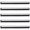 vidaXL Floor Squeegee Heads 5 pcs 17.9x0.8x2.0" Steel and Rubber