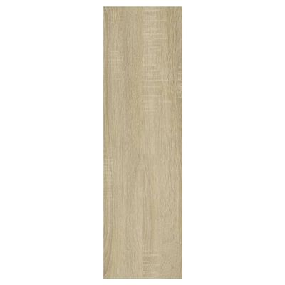 vidaXL Wall Shelf Sonoma Oak 29.5"x6.3"x21.7" Engineered Wood