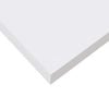vidaXL Wall Shelf High gloss white Honeycomb MDF 9.1 in Wall mounting