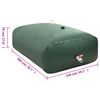 vidaXL Water Tank Green PVC 554 Gal Foldable Water Tank Rectangular