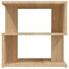 vidaXL Side Table Sonoma Oak Engineered Wood Compact Side Table Square