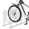 vidaXL Bicycle Stand for 5 Bikes Floor Freestanding Galvanized Steel
