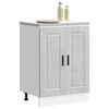 vidaXL Kitchen Base Cabinet Concrete Grey Engineered Wood Medium