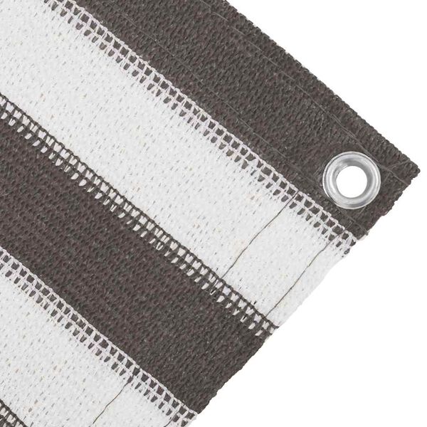 vidaXL Tent Carpet 118.1x196.9" Anthracite and White