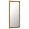 vidaXL Mirror 23.6"x47.2" Solid Oak Wood