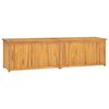 vidaXL Garden Box Natural Wood Solid Teak Wood 78.7x19.7x21.7 in