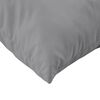 vidaXL Pallet Cushion Grey Polyester Standard Water-resistant
