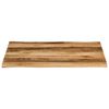 vidaXL Table Top Natural wood Solid rough mango wood 39.4 x 31.5 in