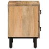 vidaXL Bedside Cabinet 15.7"x13"x18.1" Solid Wood Mango