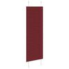 vidaXL Pleated Blind Bordeaux red 100% polyester 15.7 x 39.4 in