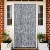 vidaXL Insect Curtain Silver 39.4x86.6" Chenille