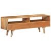 vidaXL TV Cabinet Natural wood Solid mango wood Medium TV Cabinet
