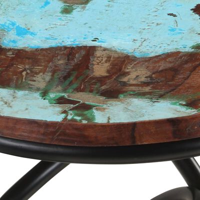 vidaXL End Table 15.7"x15.7"x20.5" Solid Reclaimed Wood