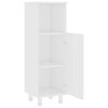vidaXL Bathroom Furniture Set White Engineered wood Storage