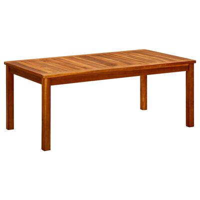 vidaXL Patio Coffee Table 43.3"x23.6"x17.7" Solid Acacia Wood