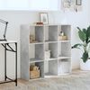 vidaXL Bookcase Concrete Grey Engineered Wood 40.2x12.6x40.2 in Bookcase